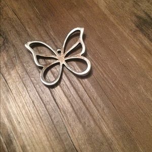 Tiffany’s silver butterfly pendant